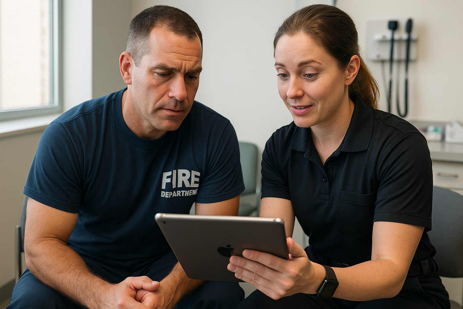 20250730_1226_Engaged Firefighter Health Review_simple_compose_01k1ecmergf4h83tea5pv81hp9